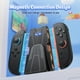 thumbnail image 2 of Empuñadura de carga para Nintendo Switch 2 Joy-Cons Empuñadura magnética para mando y base de carga portátil con indicador LED Juega mientras se carga, 2 of 8