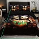 thumbnail image 3 of 3pcs Gothic Castle Skull Print Bedding Set - Soft, Breathable & Comfortable Duvet Cover for Bedroom, Guest Room & Dorm!, 3 of 3