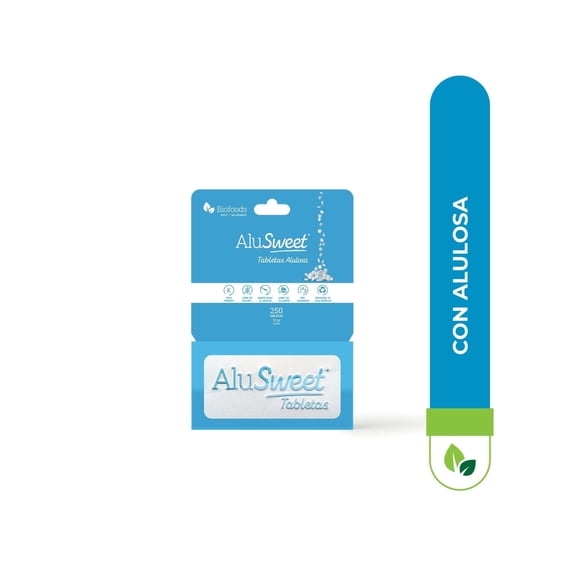 Endulzante Tableta Alulosa Caja, 15 g