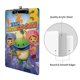 thumbnail image 3 of Team Umizoomi Portapapeles de acrílico A4, tamaño carta estándar, carpeta con clip 31.8x 21.5CM para estudiantes, profesores y oficina, 3 of 6