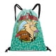 thumbnail image 1 of Los Castores Cascarrabias Mochila de Cuerdas para Deportes y Gimnasio, Bolsa de Cuerdas Resistente al Agua, Bolsa Cinch, 30×40cm, 1 of 6