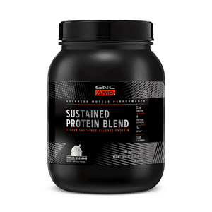 Gnc - Amp Sustained Protein Vainilla Milkshake, 28 Servidas
