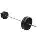 thumbnail image 1 of Set de discos de pesas Fitvids 36 kg, vinilo, barra de 1 pulgada, 1,5 m, 1 of 4