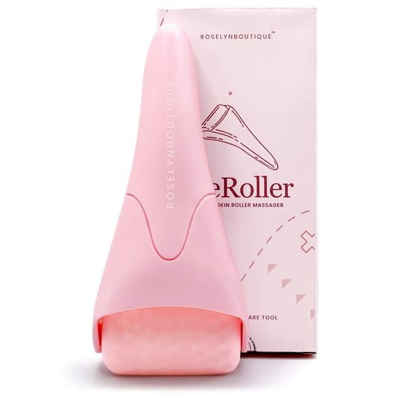 Rodillo de hielo ROSELYNBOUTIQUE crioterapia facial para arrugas, verde