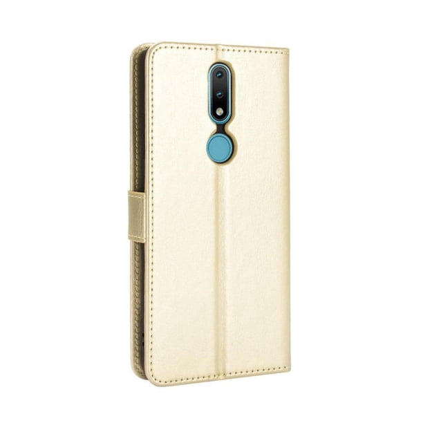Funda tipo libro para Nokia 1.4, cartera todo‑en‑uno, funda multifuncional con tarjetero y correa de muñeca desmontable