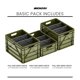 thumbnail image 2 of Cajas de Almacenamiento SIDIO Basic Pack Verde Apilables, 2 of 7