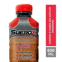 Bebida Hidratante 8 Iones Sabor Manzana Botella 630 Ml Suerox
