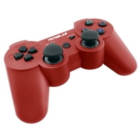 Tecnolab - Joystick Compatible Ps3 Con Bluetooth Y Vibración Rojo - Ps