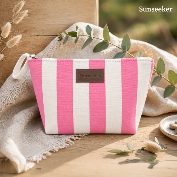 Estuche Neceser de Género Sorrento Rosado Sunseeker