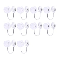 Magideal - 10 Uds. Convertidores De Pendientes , Pendientes De Bobina, Manguito De Oreja, Accesorios De Repuesto Para Pendientes, Convertidores De Pendie , Plata