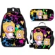 thumbnail image 1 of 3PC-SET LankyBox Carton Villain Primary and Secondary School Students School Bag Children Lunch Bag Pencil Case Mochila, 1 of 2