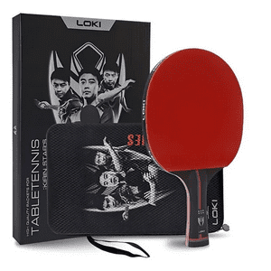 Crusec - Paleta De Ping Pong 6 Estrellas Pro Carbon Performance