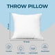 thumbnail image 4 of Juego de ropa de cama Throw Pillows Utopia de poliéster blanco de 43 x 43 cm, 4 of 7
