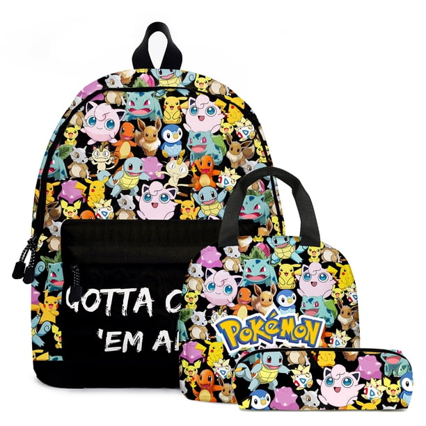 Kuromi Backpacks Teens Waterproof Bookbag for High School Girls Boys School Bag Anime Kawaii Cartoon School Bag Mochila
