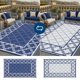 thumbnail image 4 of Alfombra Garvee 152x244 cm Impermeable para Exterior Azul, 4 of 9