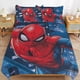 thumbnail image 3 of Spiderman Crawl 3 Piece Bed Set - Includes Reversible Comforter & Sheet Set Bedding - Fade Resistant Microfiber Twin, 3 of 5