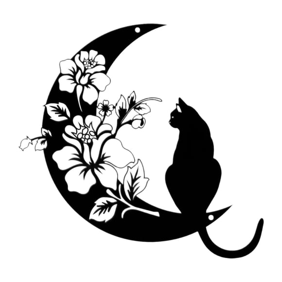 Arte De Pared De Metal De Gato Modern Decorative Iron Art Art Para Entryway Home Cafe Style A