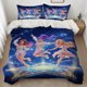 thumbnail image 1 of 3pcs K-Pop Starry Stage Printed Duvet Cover Set Featuring High-Quality Prints That Are Comfortable And Warm, 1 of 1