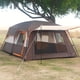 thumbnail image 2 of Carpa familiar KTT extra grande para 12 personas, tipo cabina, 2 habitaciones, impermeable, 2 of 9