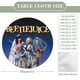 thumbnail image 2 of Beetlejuice-theme Fitted Round Tablecloths Elastic Edged Table Covers Waterproof Table Cloth for Kitchen Holiday Party Tables Decor 120cm, 2 of 6