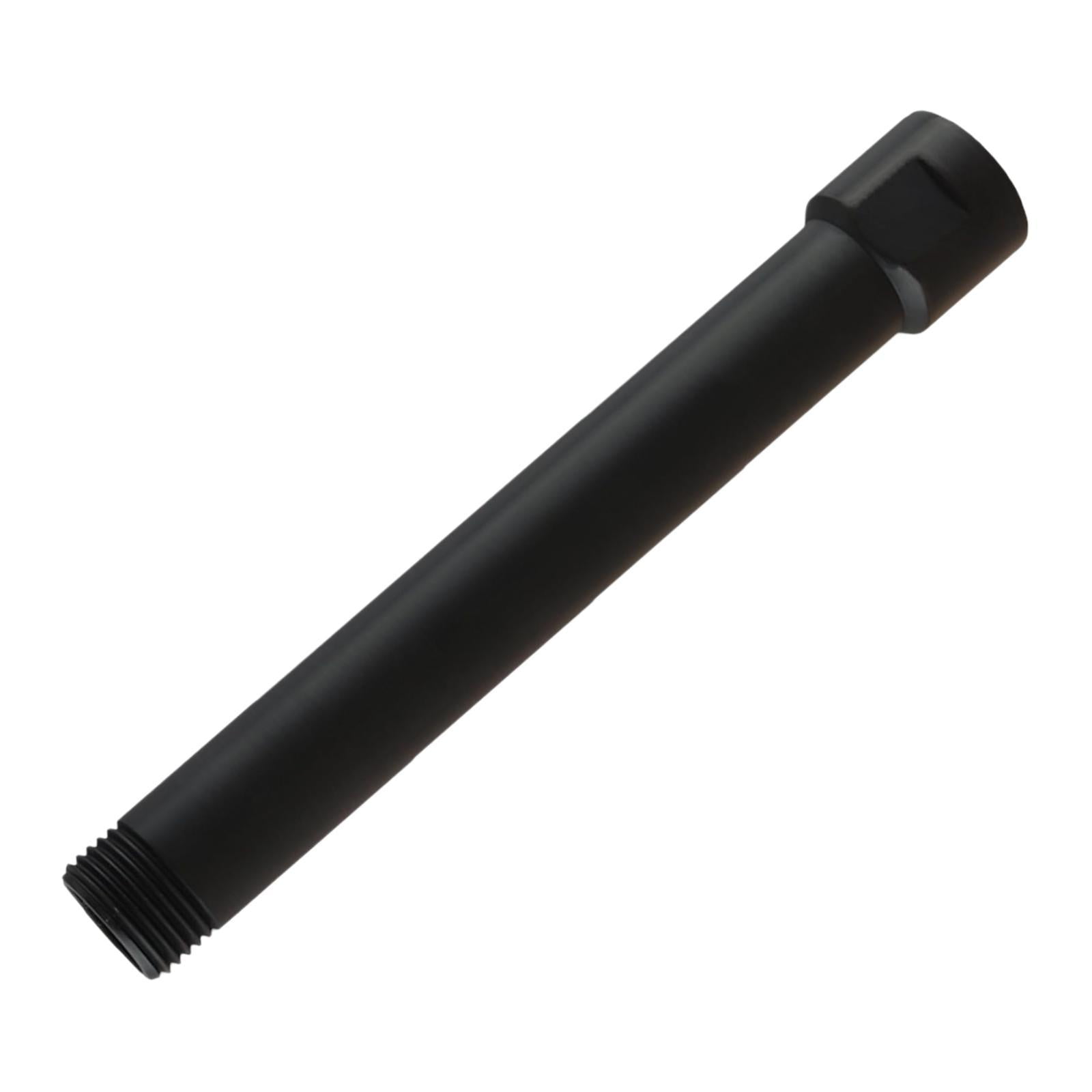 Magideal - Brazo De Extensión De Ducha, Tubo De Extensión De Brazo De Ducha, Varilla A Prueba De Fugas, 20cm, Extensor De Cabezal De Ducha Fácil De Instalar Para Negro