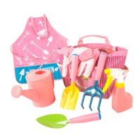 Magideal - Juego De Herramientas De Jardín Para Niños, Juego De Herramientas Para Plantas, Juego De Jardín Con Herramientas De Arena Puntiagudas Para Jardín, Pla 8 Piezas En 1 Juego