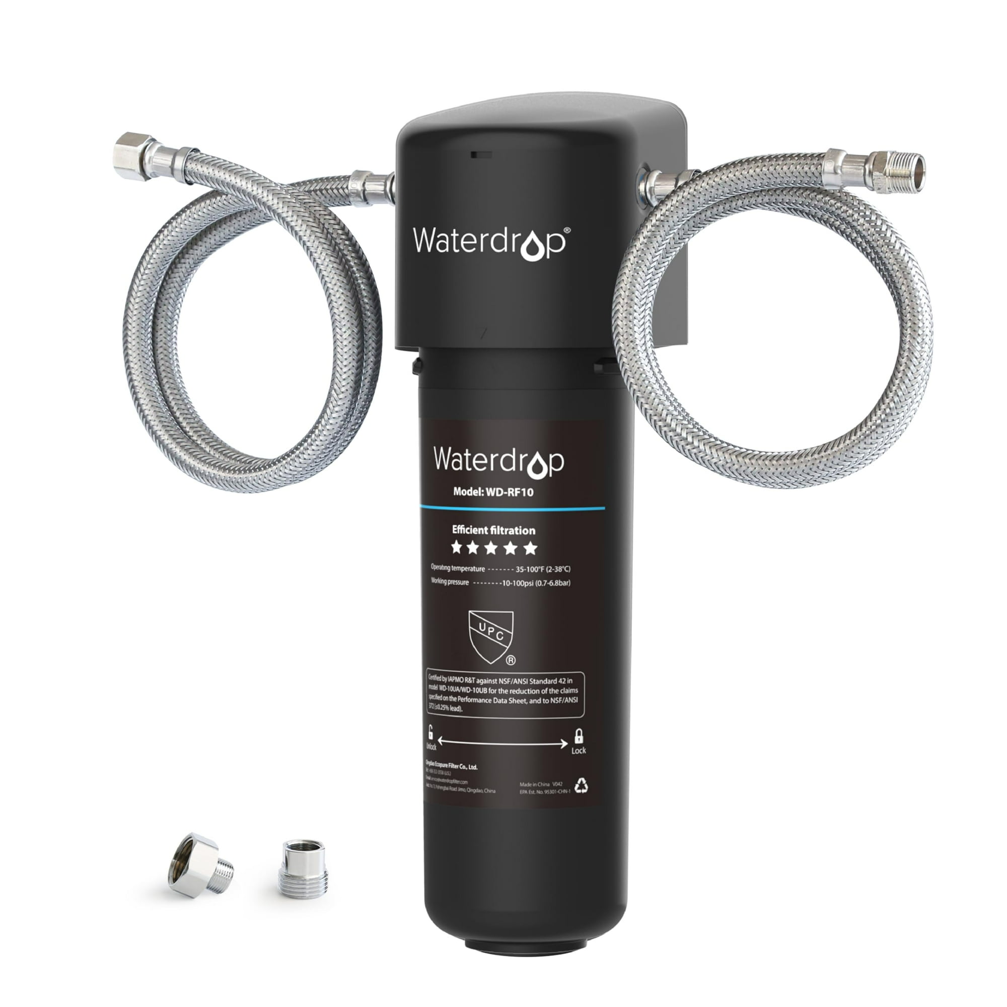 Sistema De Filtro De Agua Waterdrop 10ua Bajo Fregadero 8000 Gal