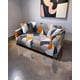 thumbnail image 2 of Funda Cubre Sofa Elasticado 3 cuerpo TF21 Naranja, 2 of 3
