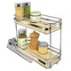 thumbnail image 1 of Rack de especias LYNK PROFESSIONAL 11 cm Madera/Cromo 2 niveles, 1 of 9