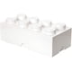 thumbnail image 1 of Caja de almacenamiento LEGO Brick 8 Blanca, 1 of 8