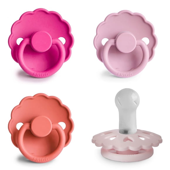 Chupete FRIGG SilkySoft de Silicona Paquete de 4 Libre de BPA 6-18M