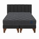 thumbnail image 2 of Cama Europea Somnia 2 Plazas + Respaldo Tubular Madera Lino, 2 of 8