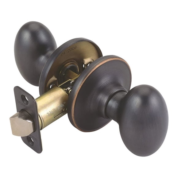 Pomo para puerta Design House 750570, bronce aceitado, ovalado