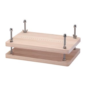 Bothyi - Prensa De Libros De Madera, Manualidades Diy, 30Cm X 19,2 Cm, Para Entusiastas De La Encuadernación De Libros De Mesa, Madera