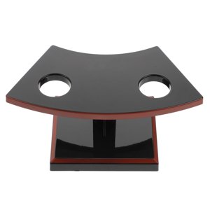 Magideal - Estante De Almacenamiento De Rollo Japonés, Soporte De Exhibición De Cono, Bandeja De Exhibición Decorativa Multiusos Para Sushi, Mesa De Cocina Para 2 Agujeros