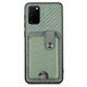 thumbnail image 1 of Funda Billetera Tejida para Samsung Galaxy S20 Plus con Soporte y Tarjetero Verde, 1 of 4
