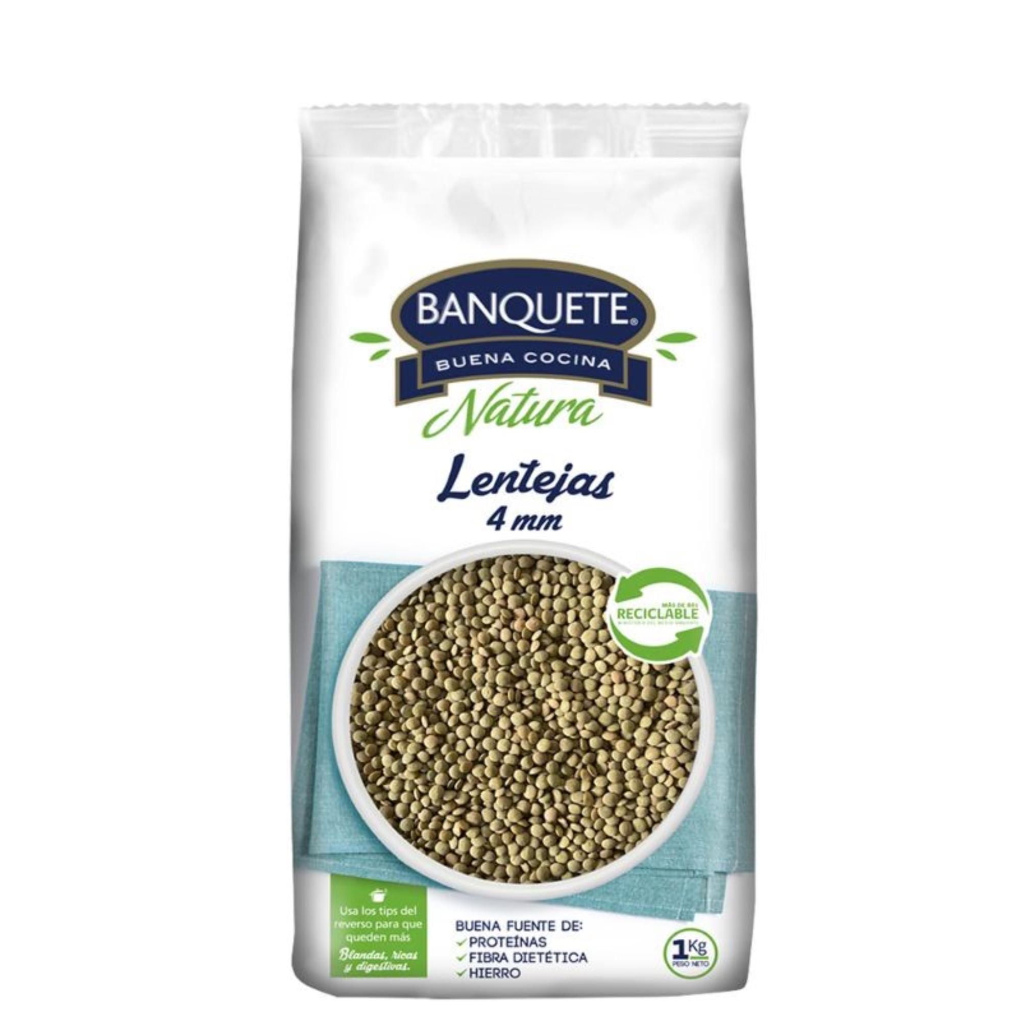 Lentejas 4 Mm Bolsa 1 Kg Banquete