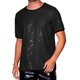 thumbnail image 1 of INSPIRE CHIC Camiseta Brillante de Lentejuelas Metálicas de Manga Corta para Fiesta Rave de Club para Hombre S Negro, 1 of 5
