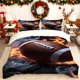 thumbnail image 1 of with a Rugby Flame Design This Bedding Includes a Duvet Cover And Pillowcases in Various Colors Suitable for All Seasons It'S an Ideal Choice for Home And Guest, 1 of 1