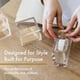 thumbnail image 5 of Dispensador de cinta adhesiva OfficeGoods, acrílico, moderno, dorado, 5 of 7