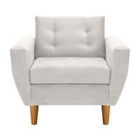 Bodevir - Sofa Bote 1C Felpa 04 Crudo