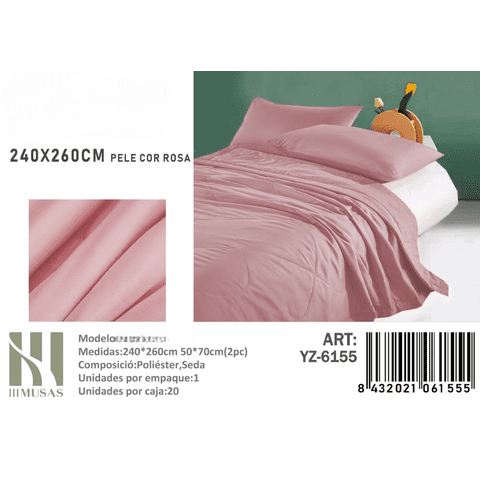 Mundo Shopping - Plumon King Color Palo De Rosa 260X240Cm