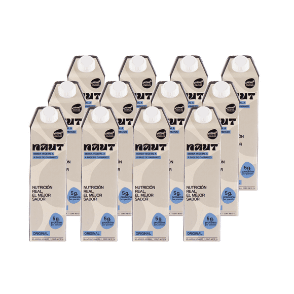 Pack 12 unidades de 1 L c/u bebida vegetal a base de garbanzos