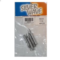Silver Wave - Plomo De Pesca Forma Misil #1 11Grs 4Unidades