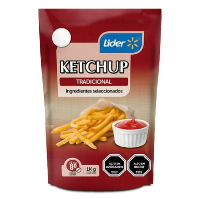 Ketchup Tradicional Doypack 1000 G Lider