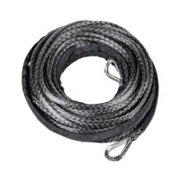 Magideal - Extensión De Cable De Cabrestante De 15 M X 6 Mm Con Funda Protectora. Accesorio Multifuncional Y Resistente Para Suv/Camionetas. Cable De Remolque De Gris