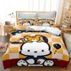 thumbnail image 1 of Anime3-piece bedding set, 3D printed cartoon down duvet cover, wa duvet cover, with pillowcases, easy to care for, 1 of 5