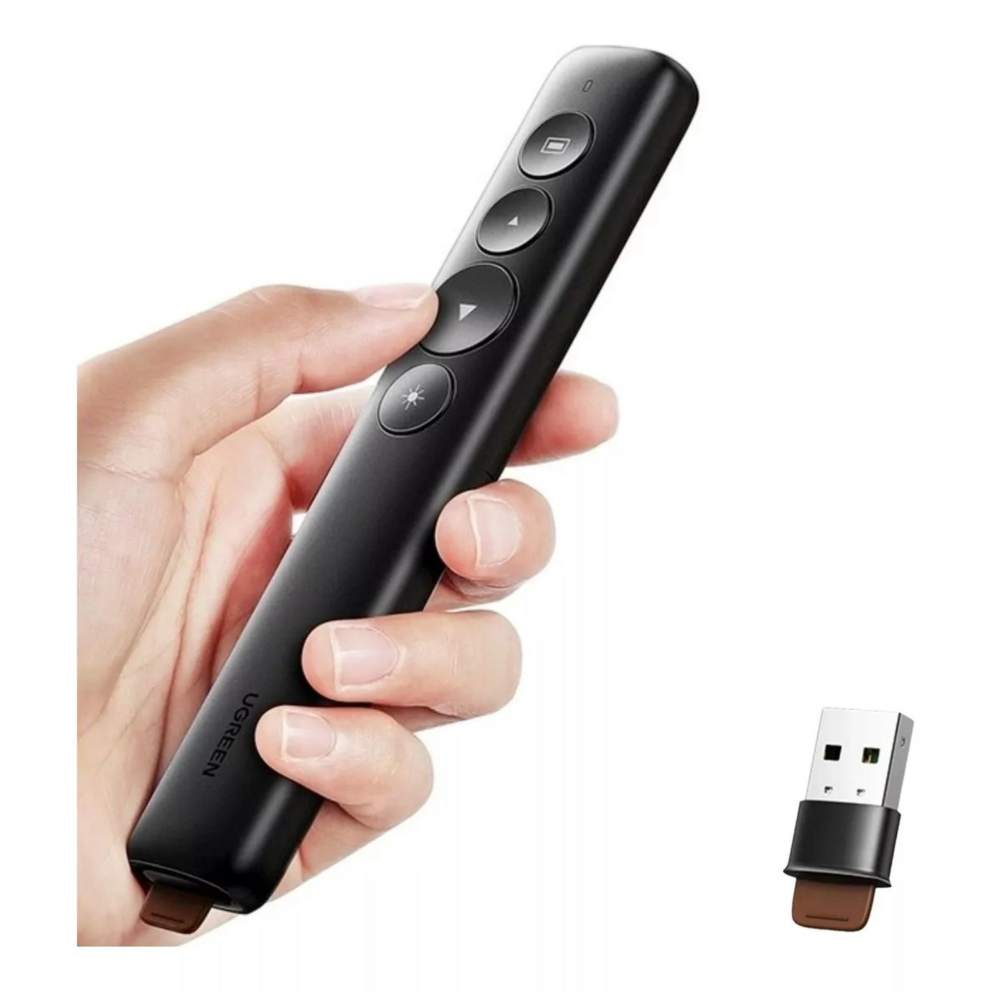 Ugreen - Presentador Láser Inalámbrico Usb-a 3.0 Negro