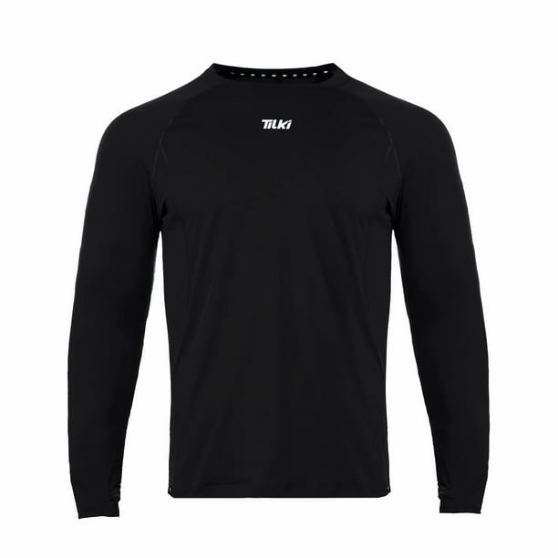 Polera Tilki Manga Larga Poly Lehinde Negra Tenis Padel