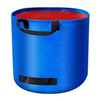 Magideal - Bolsa Para Desechos De Jardín, Contenedor De Hojas Para Jardín, Portátil, De Material Pe, Plegable, Con Asas, Ideal Para Jardinería Al Aire Libre, Almacenamiento En El Hogar Y 500 Litros